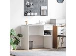 Maison Exclusive - Scrivania Con Cassetti Bianco 90 X 49 X 75 Cm Materiale Ligneo