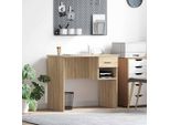 Maison Exclusive - Scrivania In Rovere Sonoma 90 X 49 X 75 Cm Materiale Ligneo