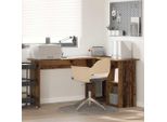 Maison Exclusive - Scrivania Con Scaffale In Legno Antico 142 X 102 X 73 Cm Materiale Ligneo