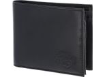 Oxmox Pelle Portafoglio Leather Rfid Protect QuerscheinböRse Crab 2.0 Embossed Black Nero