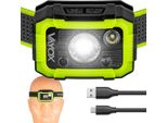 Vayox Lampada Frontale VA0187 Serie Pro | 750Lm | Cree + Smd | Ultra Hammer | 4 Modalità | USB-C | Nero
