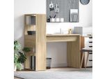 Maison Exclusive - Scrivania In Rovere Sonoma 113 X 54 X 120 Cm Materiale Ligneo