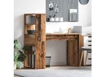 Maison Exclusive - Scrivania Con Scaffale Legno Antico 113 X 54 X 120 Cm Materiale Ligneo