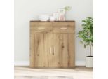 Maison Exclusive - Credenza In Rovere Artigianale 78 X 38 X 80 Cm Materiale Ligneo