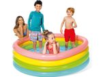 Piscina Gonfiabile Rainbow 4 Anelli 168 X 46 Cm Intex 56441