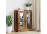 2025 Cloris Vetrina A Muro Marrone 69,5 X 34 X 90 Cm Materiale A Base Di Legno - Cassettiere Vendita1150996 1Pacco