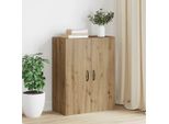 Vidaxl Armadio A Muro Artisan In Rovere 69,5 X 34 X 90 Cm Materiale A Base Di Legno