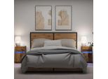 Bei Cloris Comodino Led 2 Pezzi Legno Di Recupero 38 X 34 X 61 Cm Materiale A Base Di Legno - Comodini E Armadietti Nuovo3482831 1Pacco
