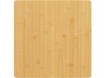 The Living Store Tischplatte 40X40X1,5 Cm Bambus