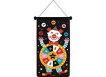 Janod Gioco Delle Freccette Magnetiche Circus - Bersaglio Bifacciale Per Bambini