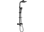 Mexen CQ45 Set Vasca-Doccia Con Soffione E Rubinetto Termostatico, Nero - 779104595-70