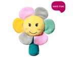Peluche Con Sonaglio Fiore, Fiore Arcobaleno, Babyono