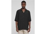 Urban Classics - Camicia In Viscosa Nera - M