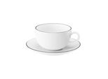 Seltmann Weiden Milchkaffeetasse Mit Untertasse Lido Black Line 350 Ml