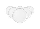 Seltmann Weiden Speiseteller Lido Black Line ø 26 Cm 6Er Set