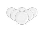 Seltmann Weiden Untertassen Lido Black Line ø 14,5 Cm 6Er Set