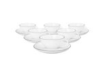 Seltmann Weiden Teetassen Mit Untertassen Lido Black Line 140 Ml 6Er Set