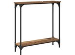 Vidaxl Consolle Con Ripiano In Legno Di Recupero 75 X 22,5 X 75 Cm Materiale A Base Di Legno