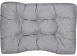 Seduta Cuscino Per Pallet In Poliestere Bananair 120X80X15 Cm Grigio