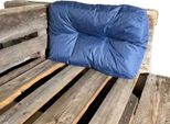 Cuscino Angolare Per Pallet In Poliestere Bananair 60X40 Cm Blu