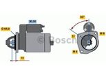 Bosch 0 986 018 880 Motorino Di Avviamento 1,1 Kw Per Fiat Ducato Furgone/Telaio (230) 12 V