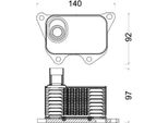 Mahle Clc 185 000S - Oe 06J117021D ÖLküHler FüR A5 (8T), A5 (8F), A6 (4G), A8 (4H), Q3 (8U), Q5 (8R), Tt (8J), A3 (8P), A4 (8K), Alhambra (710, 711), Altea (5P), Exeo (3R), Leon (1P1), Toledo Iii (5P2), Octavia Ii (1Z), Superb Ii (3T), Yeti (5L), Amarok, Maggiolino (5C), Cc (358), Eos (1F), Golf V (1K), Golf Vi, Jetta Iii (1K2), Jetta Iv, T5, T6, Passat (365, 362), Passat (3C), Passat Cc (357), Sc