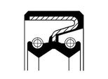 Corteco | Paraolio, Ingresso Del Transfer Case (19034924B) Per Mitsubishi E Altri