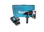 Makita Dhr 202 Sfw Trapano A Percussione A Batteria 18 V 20 Mm 2,0 J Bianco + 1X Batteria Ricaricabile 3,0 Ah + Caricabatterie + Custodia