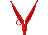 Portacanne Kamasaki Spike Rod Pod Red Red Taglia Unica