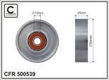 Caffaro 500539 Puleggia Tenditore Cinghia A V 84Mm Per Renault Megane I (BA0/1) Per Nissan Micra Ii (K11)