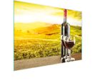 Tagliere Piastra Copriforno Tagliere In Vetro Multiplo 30X22 Cm Paesaggio Per Vino