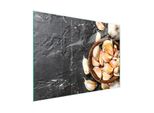 Tagliere Piastra Copriforno Tagliere In Vetro Multiplo 30X22 Cm Ardesia Aglio