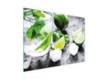 Tagliere Piastra Copriforno Tagliere In Vetro Multiplo 30X22 Cm Gelato Al Lime