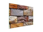 Tagliere Piastra Di Copertura Per Fornelli Tagliere In Multiglass 30X22 Cm Color Mattone