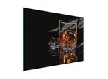 Tagliere Piastra Di Copertura Per Fornelli Tagliere Multiglass 30X22 Cm Bevanda Nero