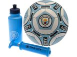 Manchester City Fc - Set Da Calcio Con Firme TA10331 (Taglia Unica) (Blu/Bianco)