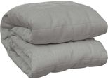 Vidaxl Coperta Pesata Grigia 120X180 Cm 9 Kg Tessuto