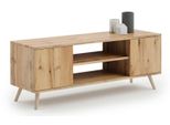 Focus Armadio Rtv 135 Cm Rovere Oro Artigianato