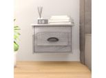 Maison Exclusive - Comodino Da Parete Grigio Sonoma 41,5X36X28 Cm