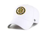 47 Brand Cappello Con Vestibilità Rilassata - Nhl Boston Bruins Weiß