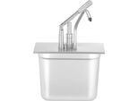 Coperchio Hendi Con Dispenser Per Contenitori Gn, Acciaio Inox, Gn 1/4, 270X165 Mm