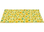 Tappetino Rinfrescante Per Cani E Gatti Intirilife In Bianco Con Ananas - 50 X 90 Cm - Tappetino Auto-Raffreddante Per Animali Domestici Tappetino Rinfrescante Per Cani Tappetino Rinfrescante Per Gatti Tappetino Per Letti Per Cucce