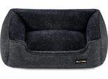 Cuccia Per Cani Feandrea, Sfoderabile, 90 X 75 X 25 Cm, Grigio Scuro