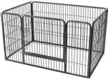 Feandrea, Recinto Per Cuccioli, Recinto Per Cani, Recinto Per Esterni, Box Per Cani 122 X 80 X 70 Cm