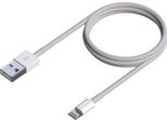 Aisens Cavo Lightning A102-0542/ Usb Maschio - Lightning Maschio/ Fino A 2,5W/ 60Mbps/ 50Cm/ Bianco