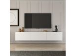 Skye Decor, West - White, Mobili Tv, Bianco, 150 X 30 X 32 Cm