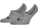 Puma Calzini Invisibili A Taglio Alto 2 Unità Grigio Eu 43-46 Uomo,Donna Grigio Eu 43-46