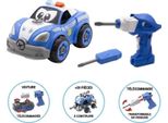 Silverlit Costruisci La Mia Prima Auto Della Polizia Rc, Auto Della Polizia, 3 Anni, Aa, Plastica, Blu, Bianco