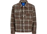 Jack&Jones Originals Jorontario Giacca Marrone Cioccolato/Check S