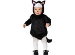 Costume Da Gatto Atosa Per Neonati Nero 24 Mesi-3 Anni Nero 24 Mesi-3 Anni